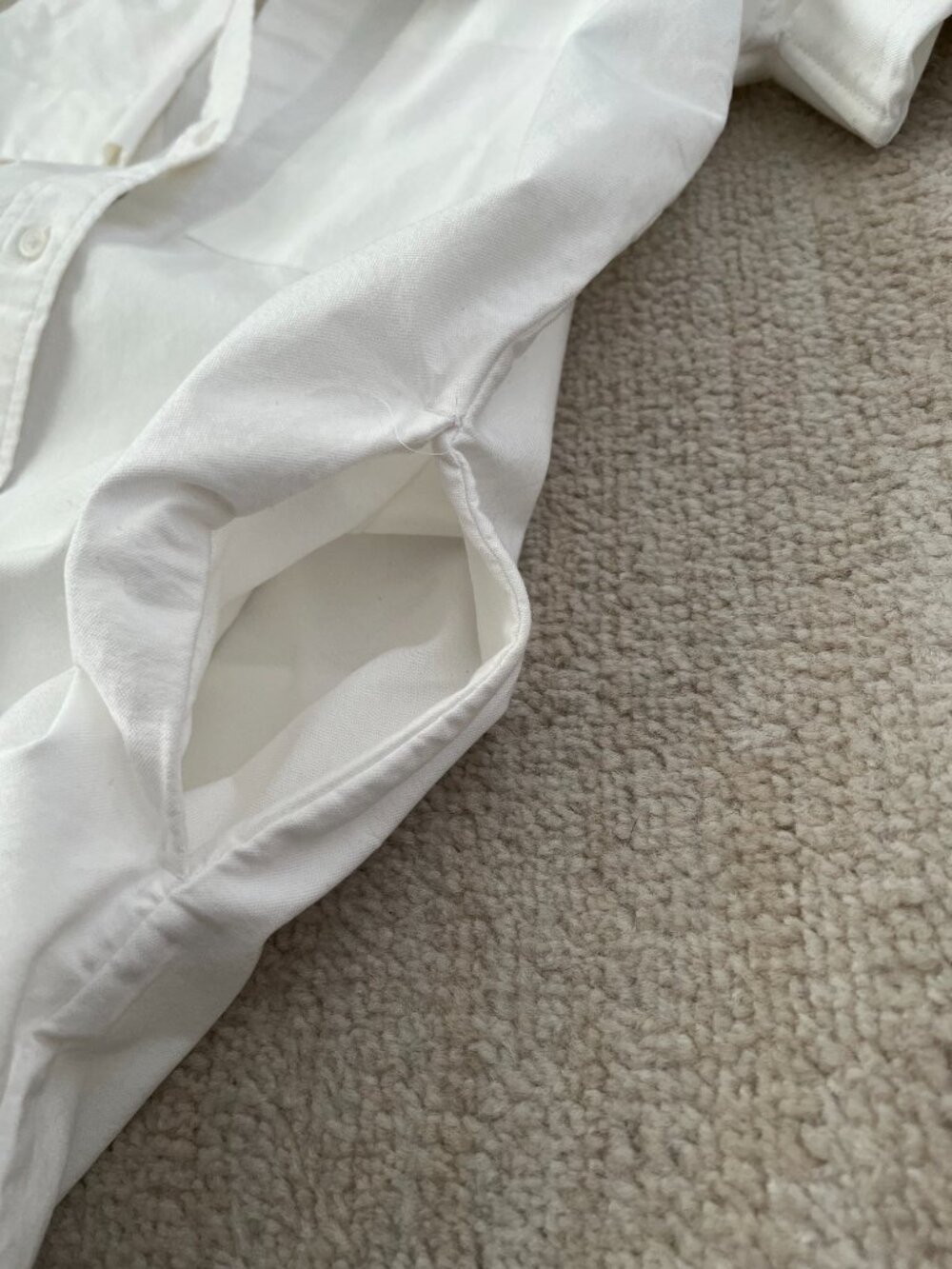 NWT Everlane Oxford Short Sleeve Shirt Dress M White Cotton Summer - Picture 8 of 10